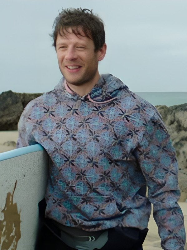 Playing Nice 2025 James Norton Two-Tone Printed Hoodie