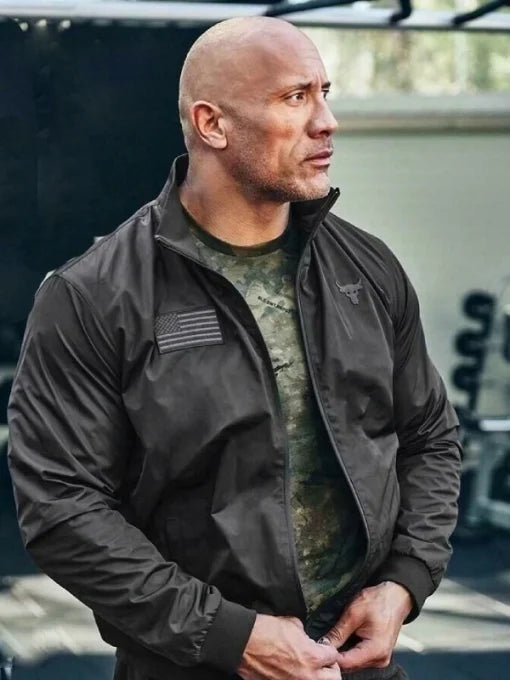 Project Rock X Freedom Dwayne Johnson Bomber Jacket