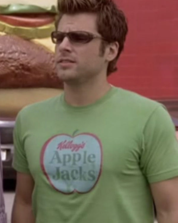 Psych S02 James Roday Rodriguez Green Apple T-Shirt