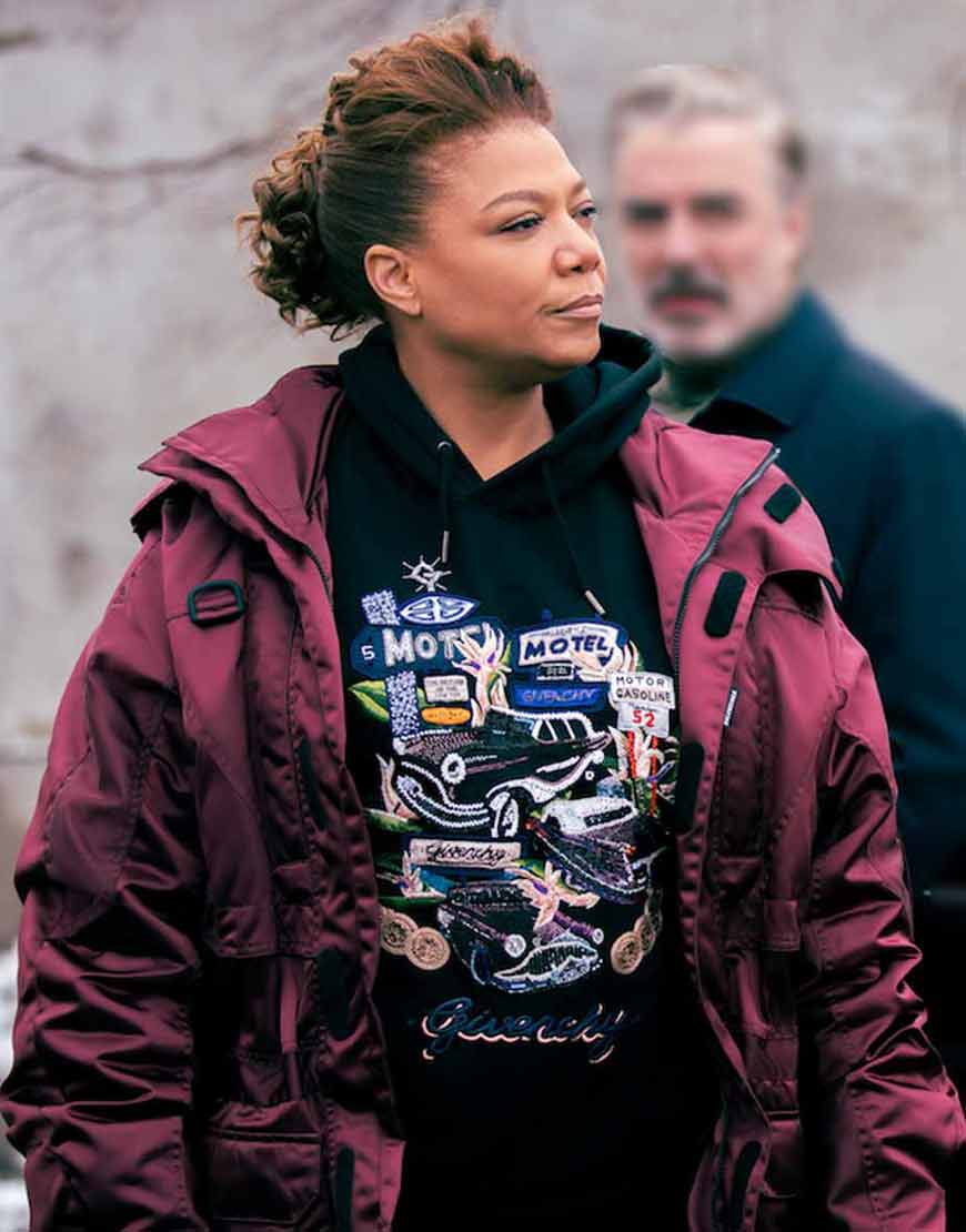 The Equalizer Robyn McCall Burgundy Jacket