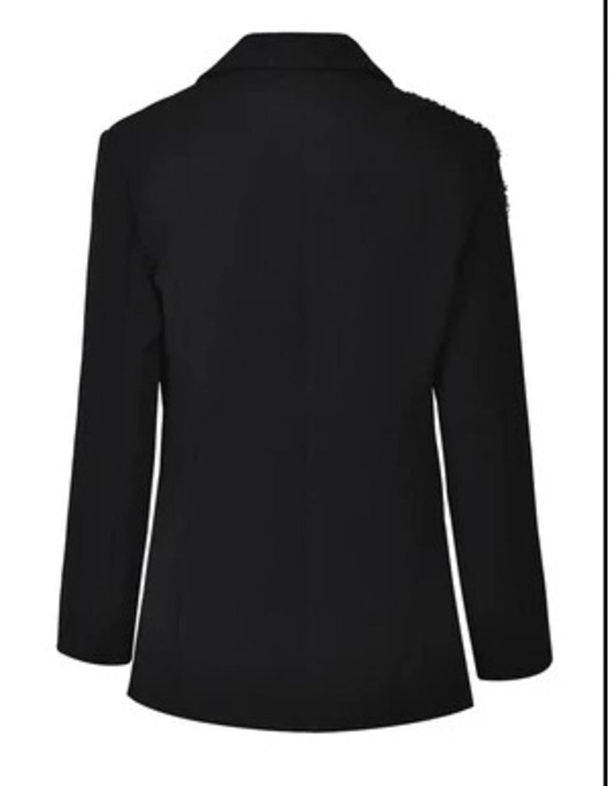 The Today Show 2025 Jill Martin Floral Embellished Blazer