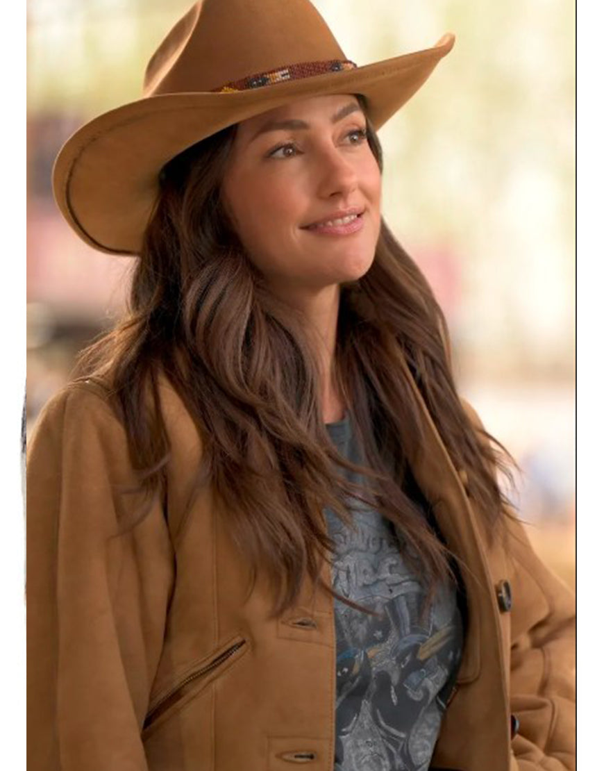 Ransom Canyon 2025 Minka Kelly Brown Jacket