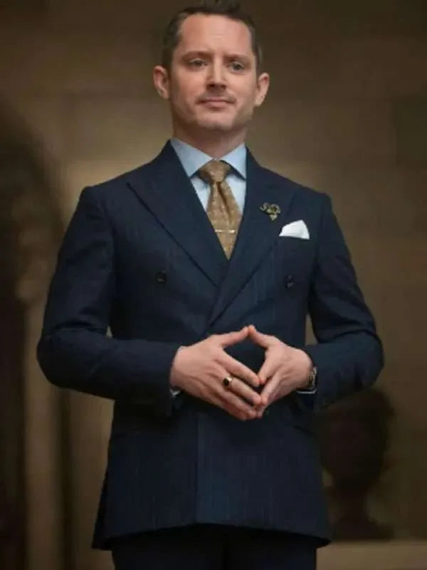Elijah Wood Ready or Not 2 Blue Blazer