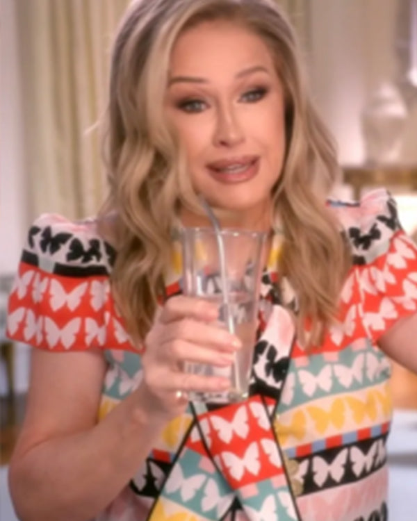 Real Housewives Of Beverly Hills Kathy Hilton Butterfly Bow Top