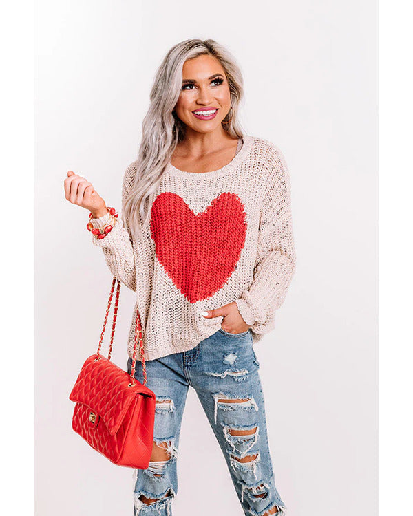 Real Housewives Of OC Jennifer Pedranti Heart Knitted Jumper