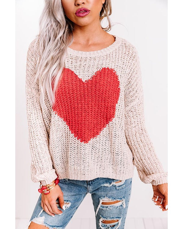 Real Housewives Of OC Jennifer Pedranti Heart Knitted Jumper