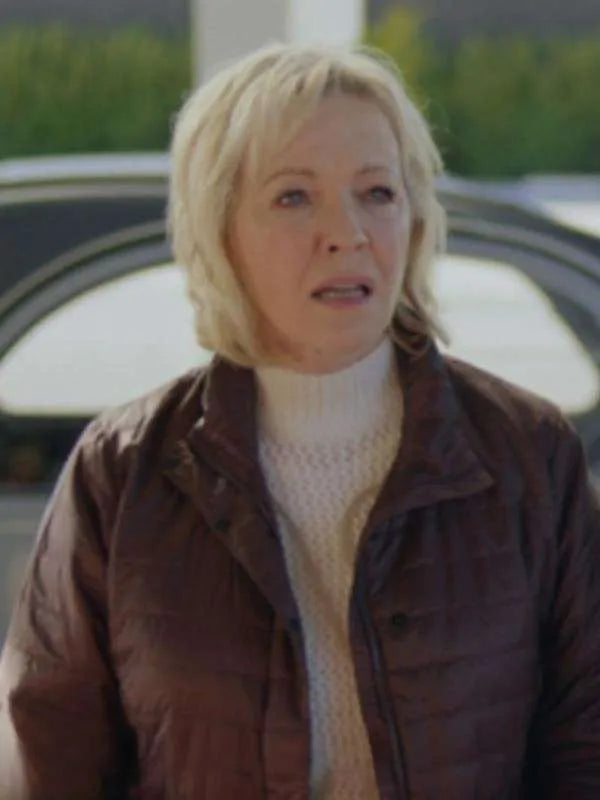 Rebecca Gibney Under the Vines S03 Brown Jacket