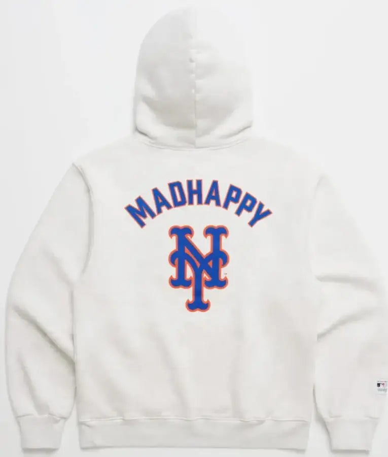 Madhappy & New York Mets Heather Gray Fleece Hoodie