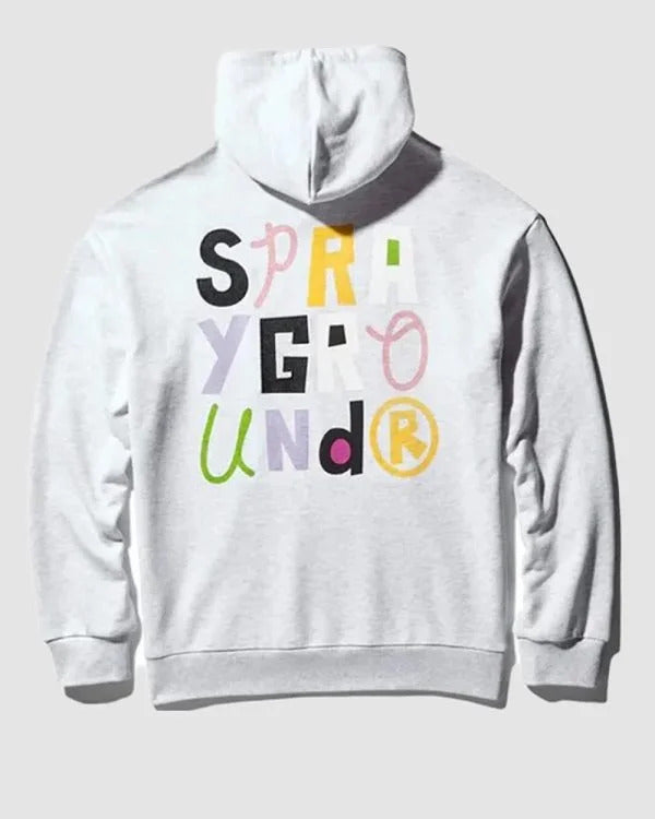 Sprayground SpongeBob White Printed Hoodie