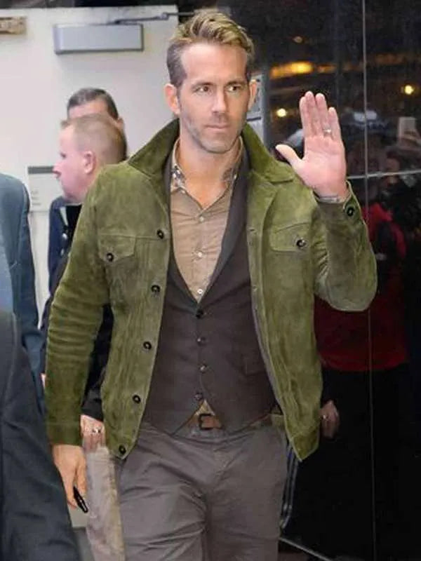 Ryan Reynolds Red Notice Green Jacket