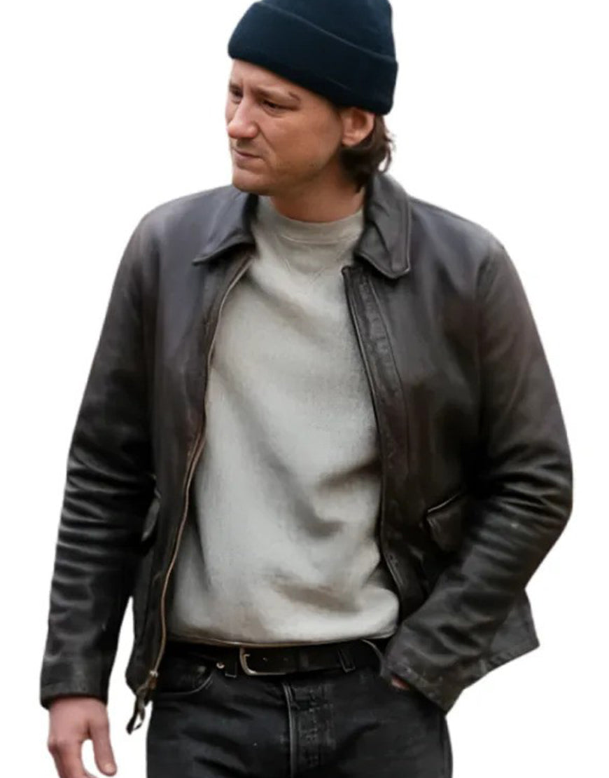 Riff Raff 2025 Lewis Pullman Leather Jacket