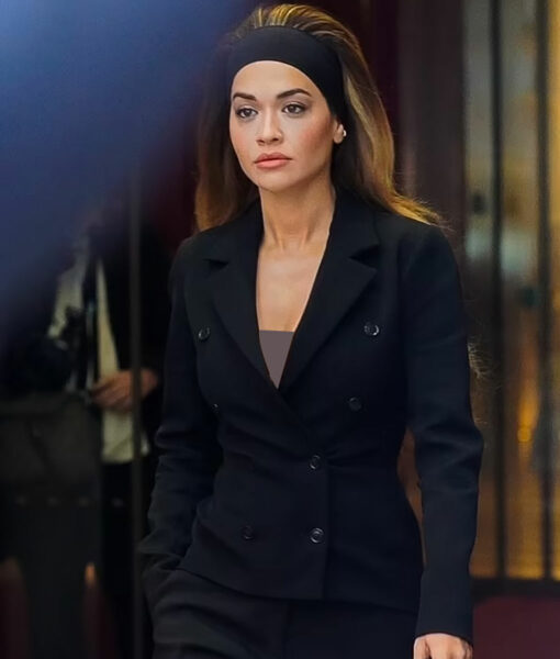 Rita Ora Black Blazer