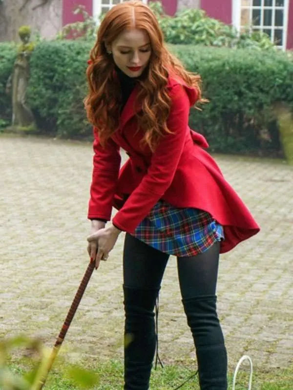 Dallas Jackets - Season 3 Riverdale Cheryl Blossom Red Hooded Jacket