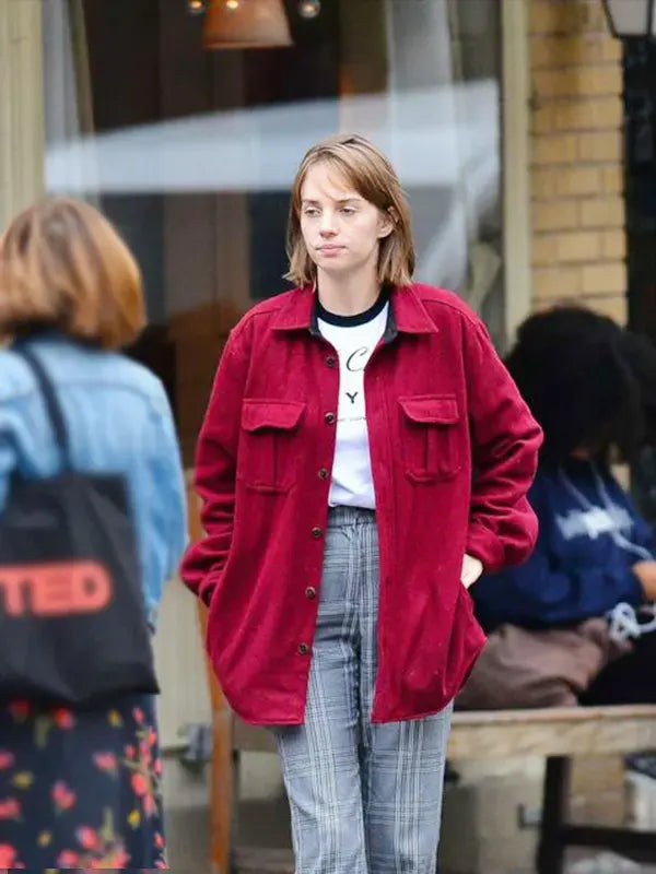 Stranger Things Maya Hawke Red Jacket