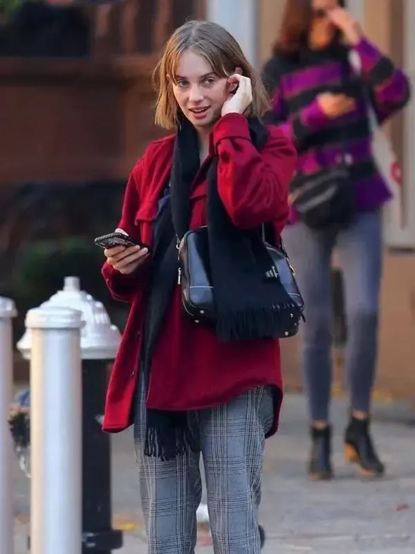 Stranger Things Maya Hawke Red Jacket