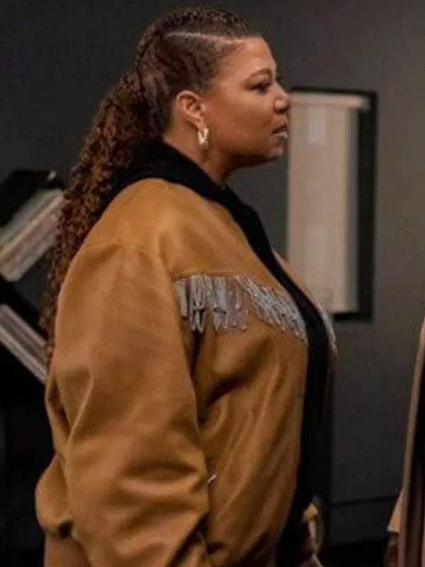 The Equalizer S03 Queen Latifah Brown Bomber Jacket