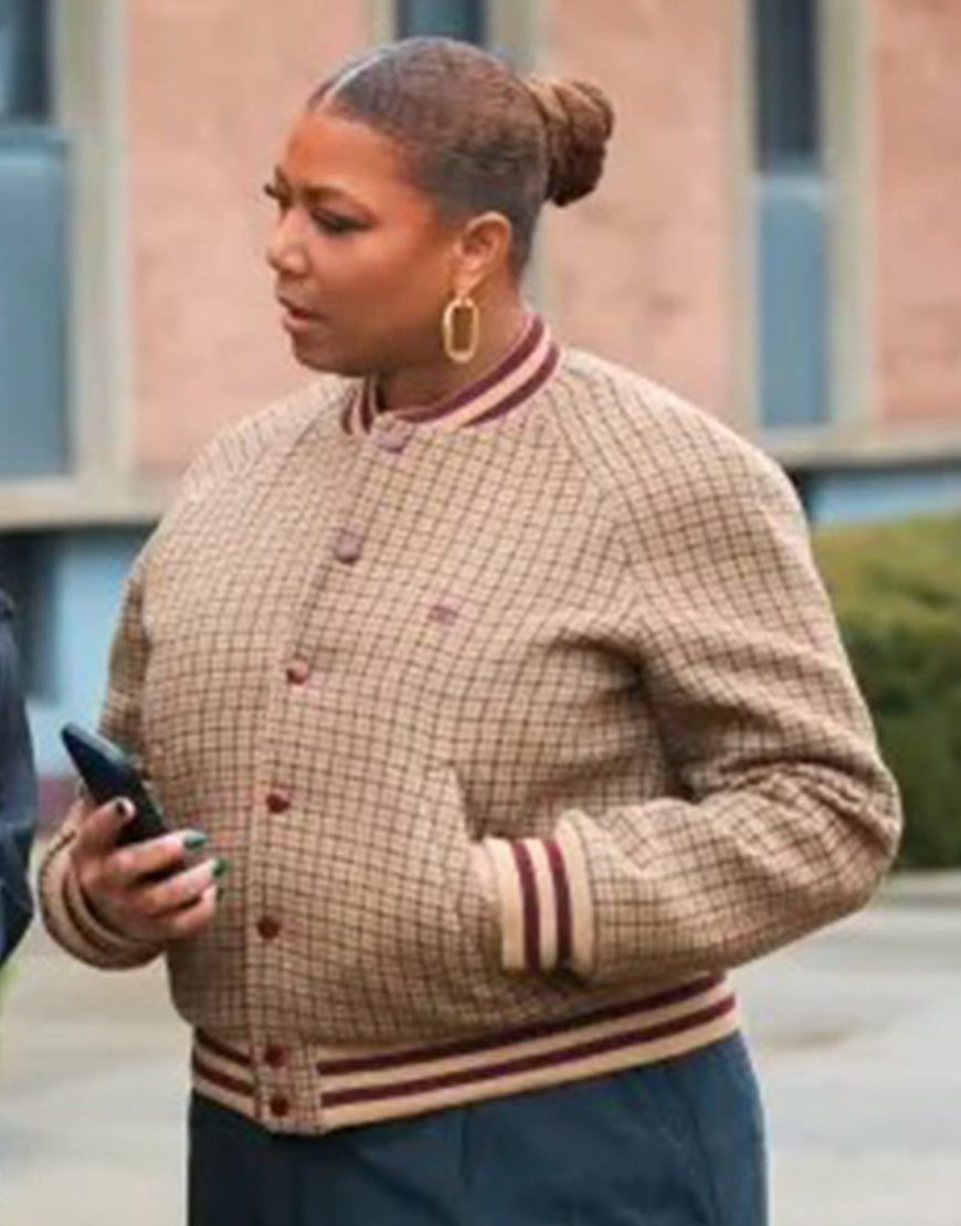 The Equalizer S05 Queen Latifah Checked Jacket