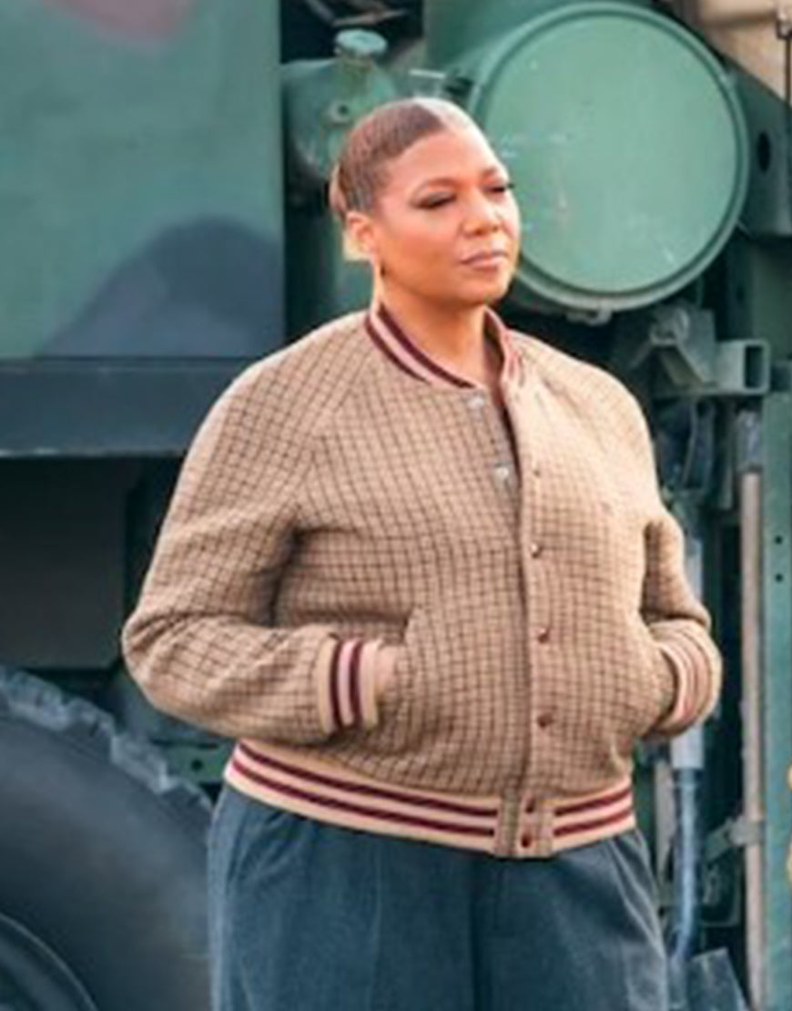 The Equalizer S05 Queen Latifah Checked Jacket