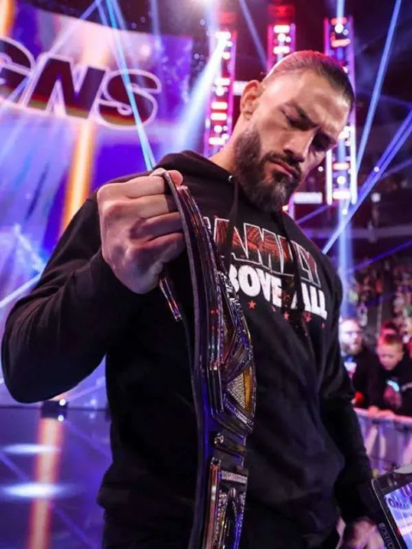 Roman Reigns Family Above All Black Hoodie