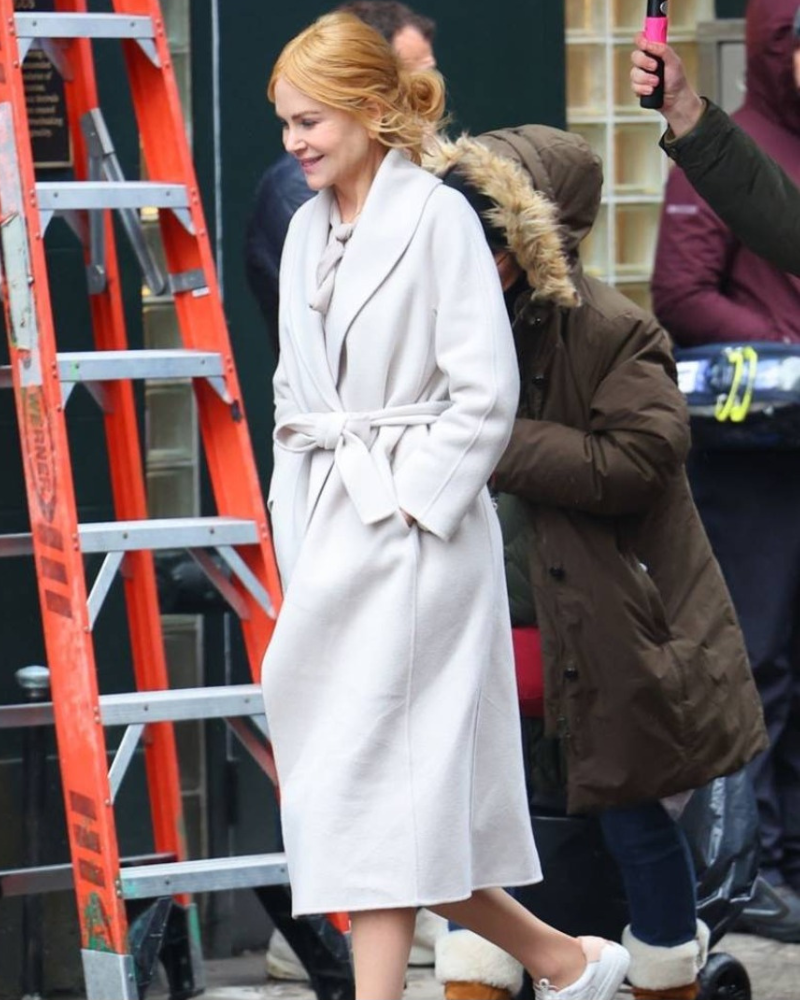 Babygirl 2024 Nicole Kidman White Coat