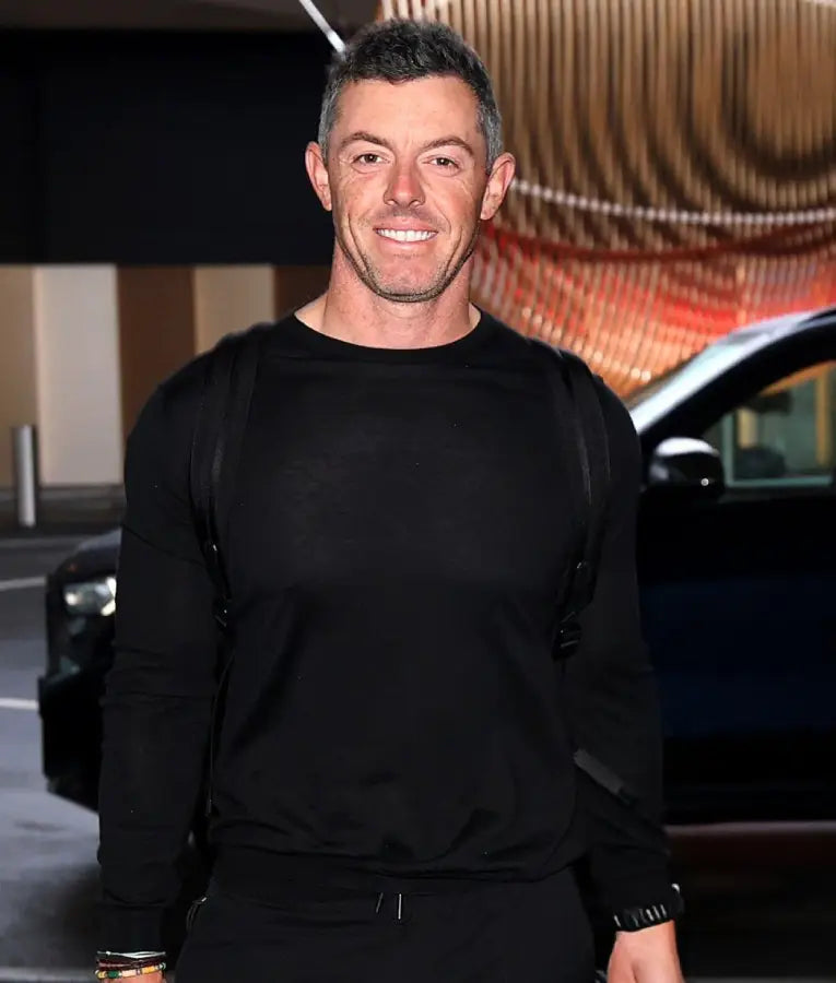 Rory McIlroy 2025 Team Europe Practice Black Sweatshirt