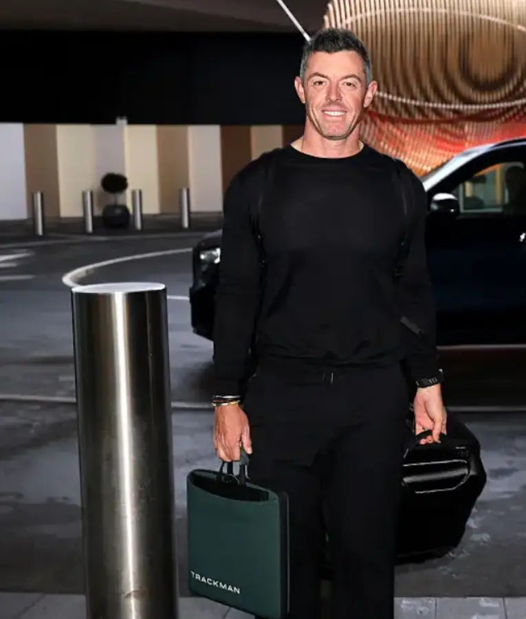 Rory McIlroy 2025 Team Europe Practice Black Sweatshirt