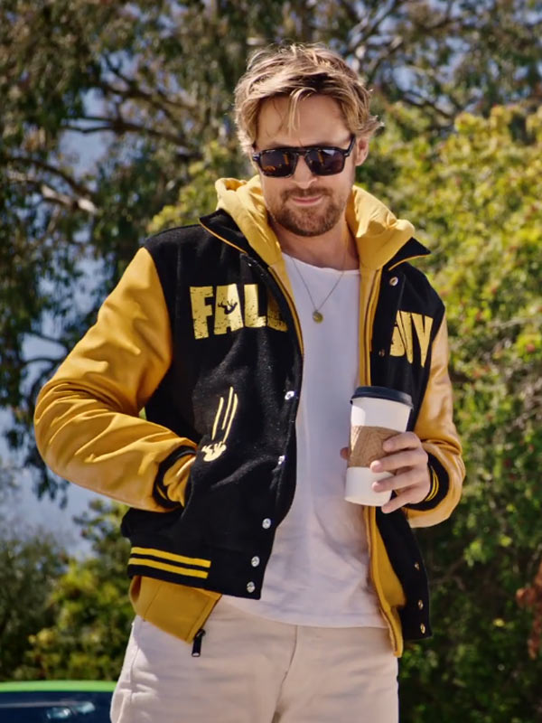 The Fall Guy Ryan Gosling Carpool Varsity Jacket