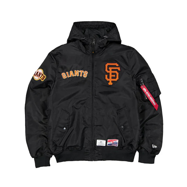 San Francisco Newera X Alpha Industries L-2b Hooded Bomber Jacket