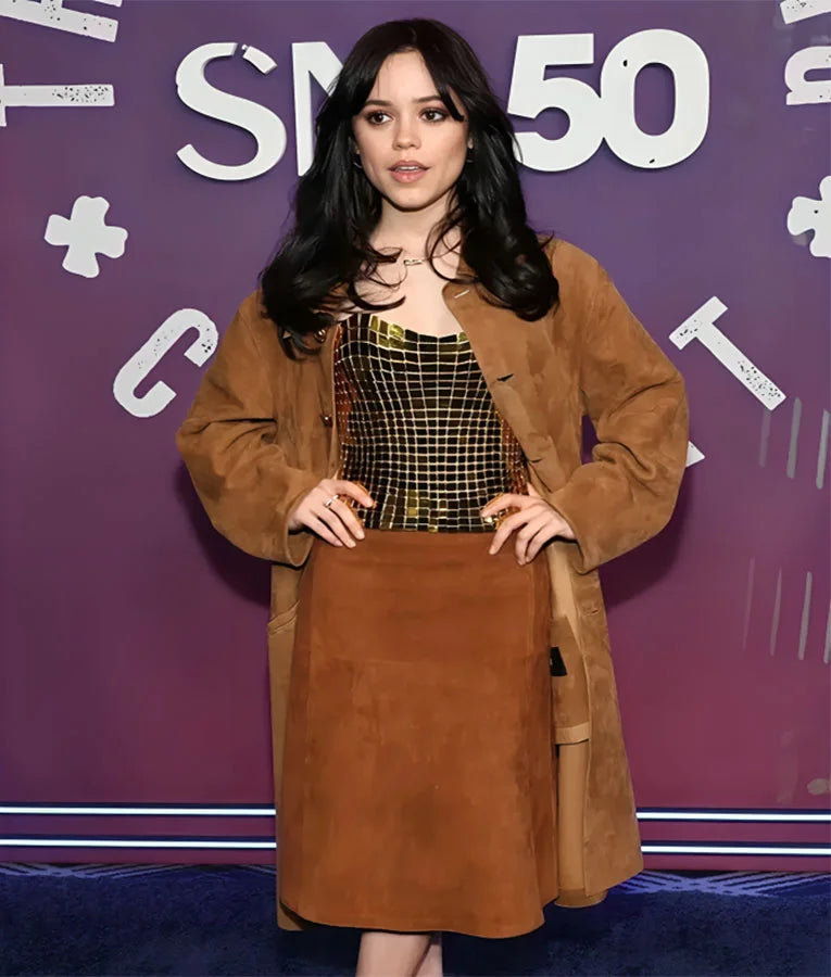 Jenna Ortega SNL 50 Homecoming Coat