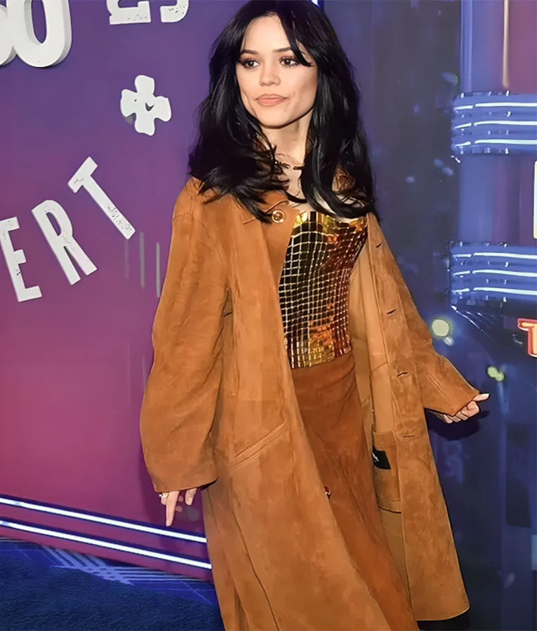 Jenna Ortega SNL 50 Homecoming Coat