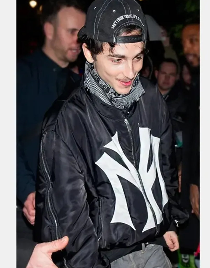 Timothée Chalamet SNL Afterparty Black Jacket