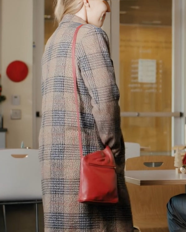 Our Christmas House Sabrina Orro Plaid Coat
