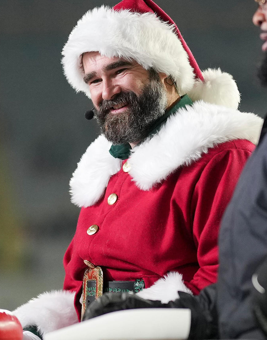 Jason Kelce Santa Claus Coat