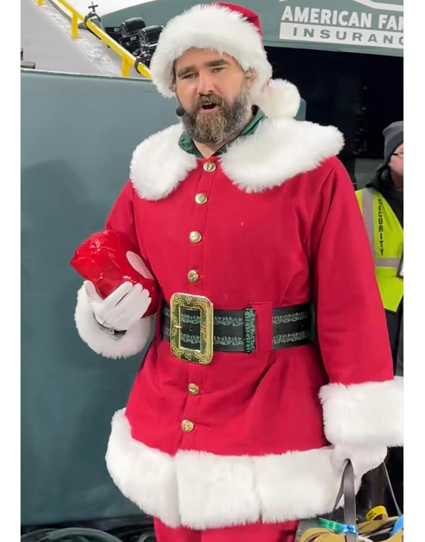 Jason Kelce Santa Claus Coat