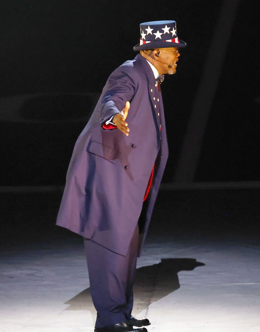 Samuel L. Jackson Super Bowl Halftime Show Coat