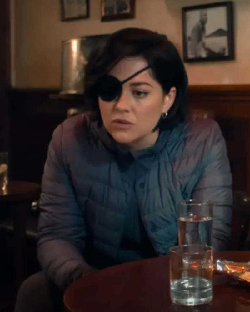 SarahGreeneTvSeriesBadSistersS02BibiGarveyGreyQuiltedJackets