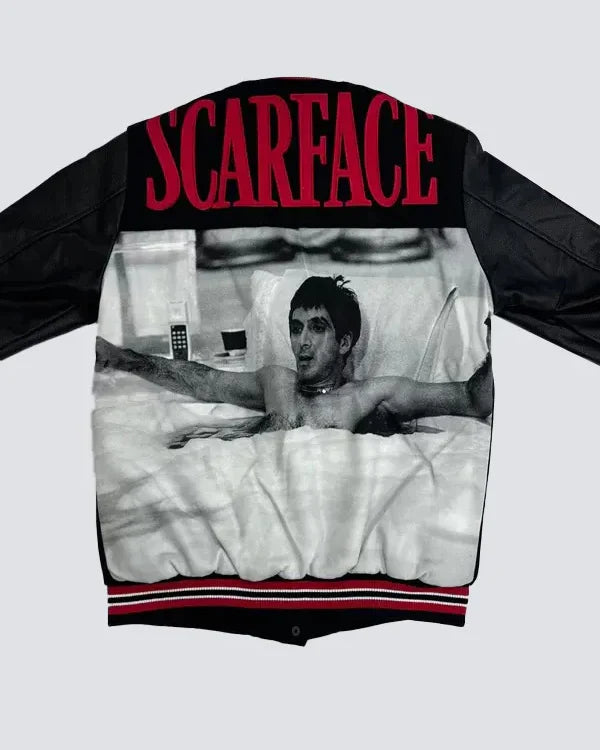 Scarface The World is Yours Black Varsity Jacket