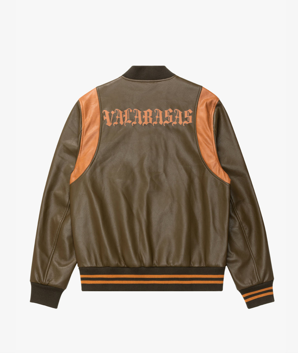Valabasas Brown Leather Jacket