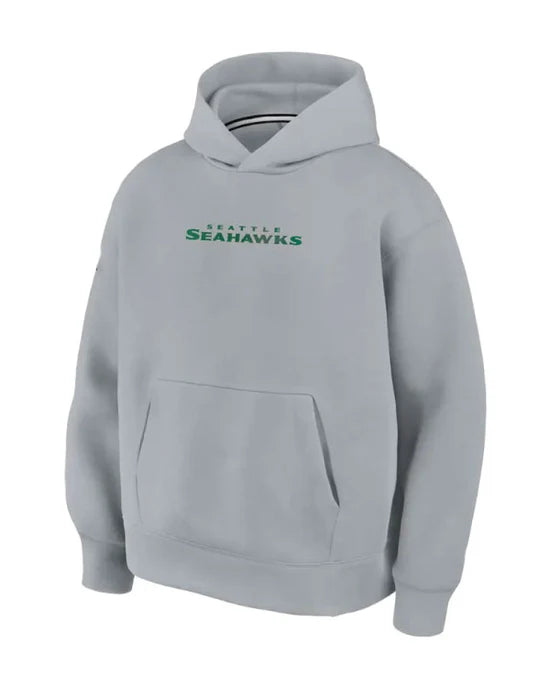 Dallas Jackets - Seattle Seahawks Gray 2025 Rivalries Collection Oversized Fleece Hoodie