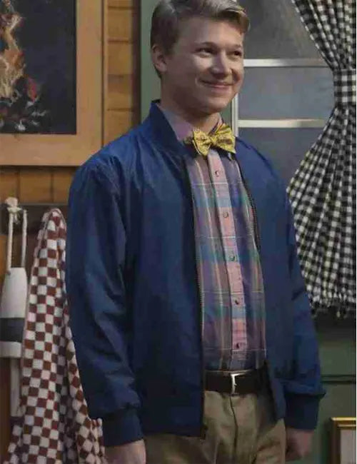 High School Musical S03 Joe Serafini Blue Bomber Jacket