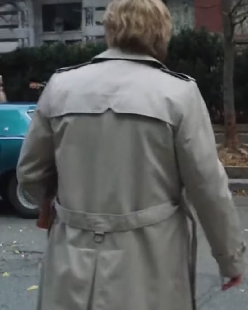 The Apprentice 2024 Sebastian Stan Beige Coat