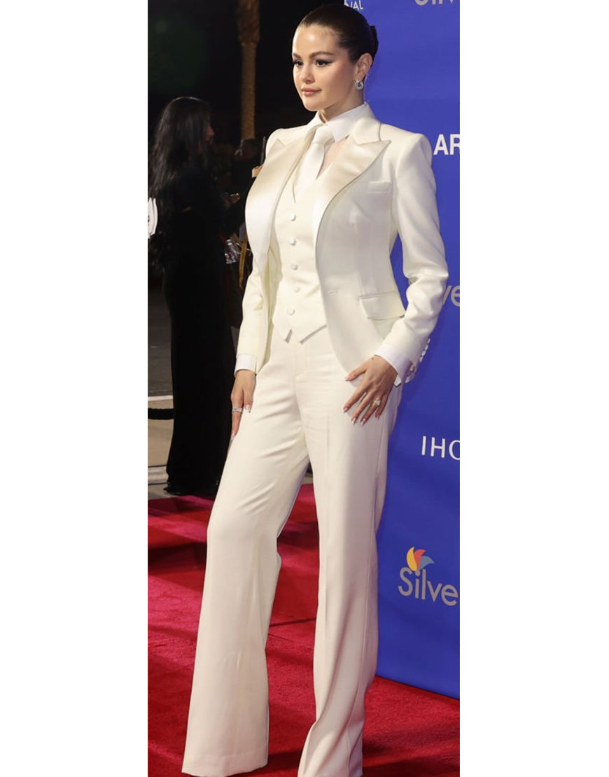 Selena Gomez Palm Springs Film Festival 2025 Suit