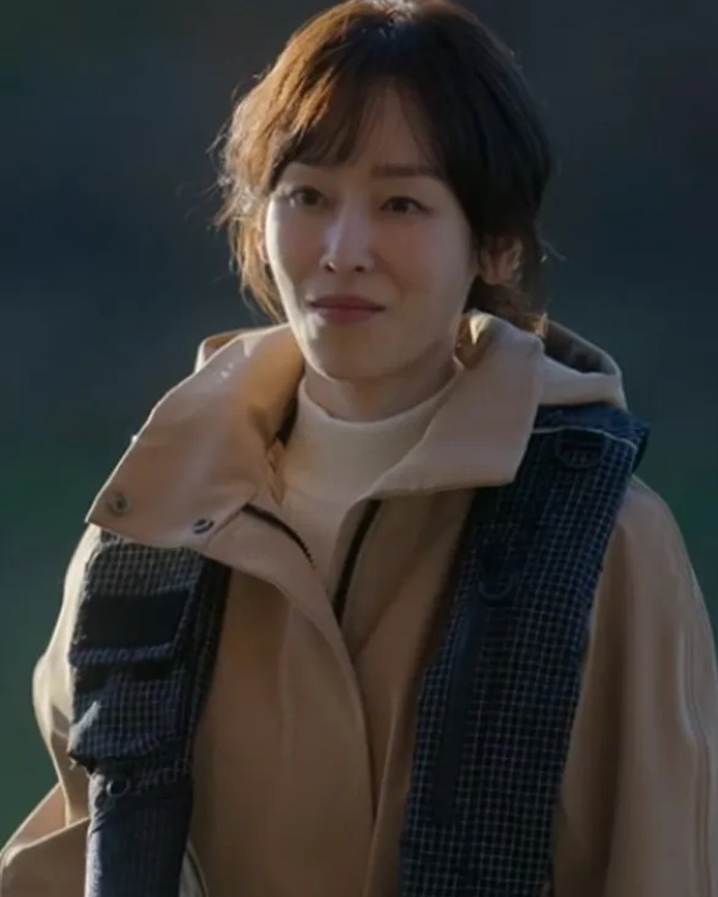 No In-ji The Trunk Tv Series Hooded Coat