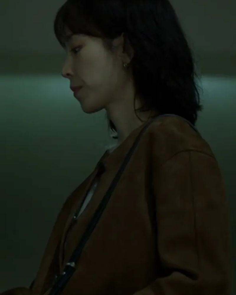 No In-ji The Trunk Brown Suede Jacket