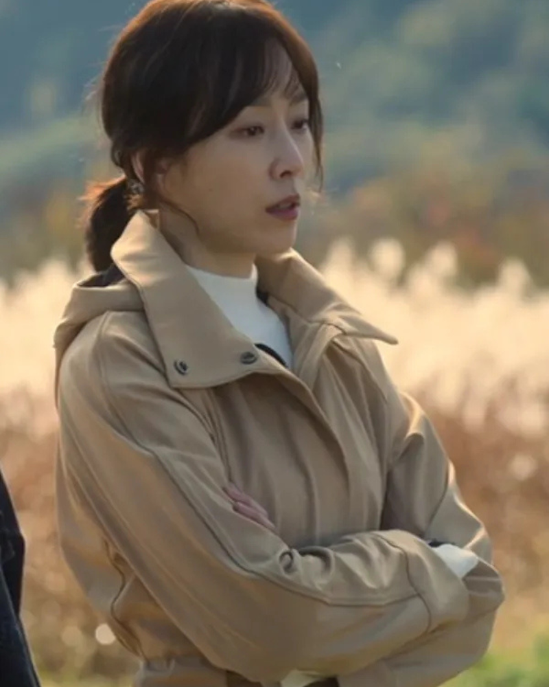 No In-ji The Trunk Tv Series Hooded Coat