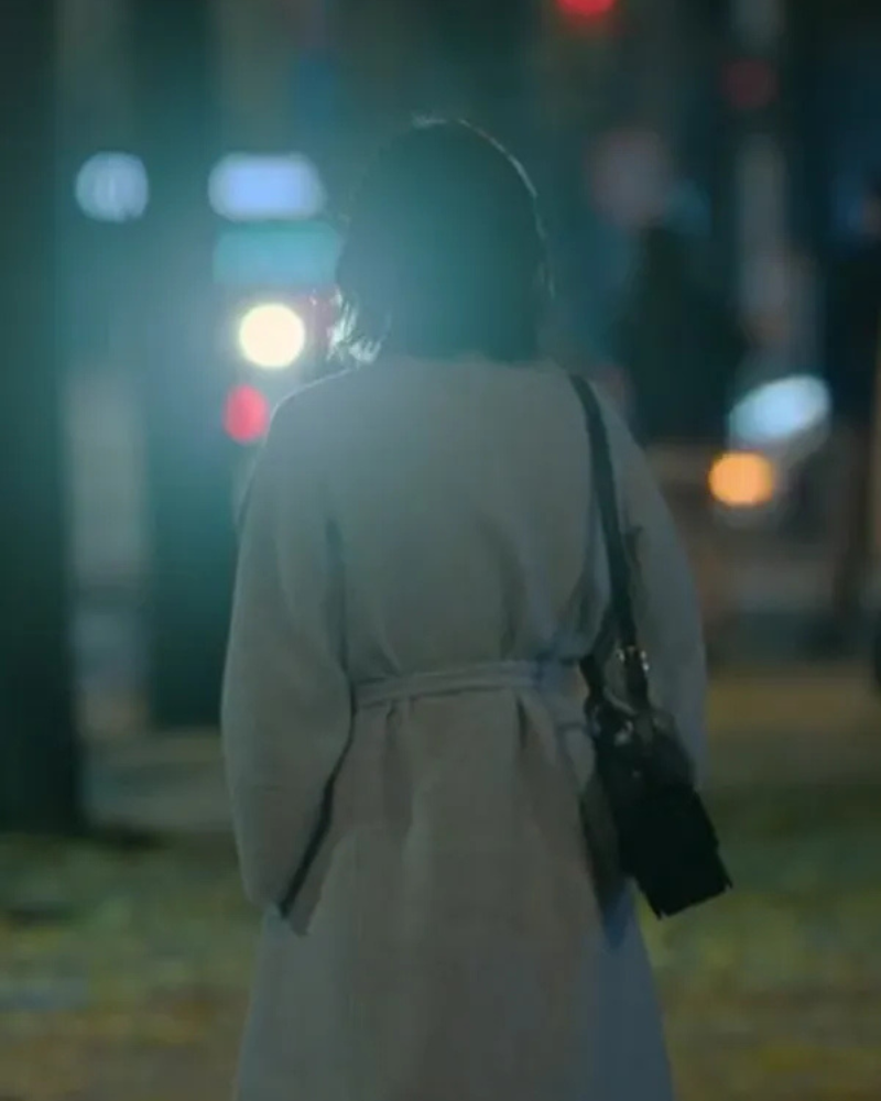No In-ji The Trunk Tv Series Grey Wool Coat