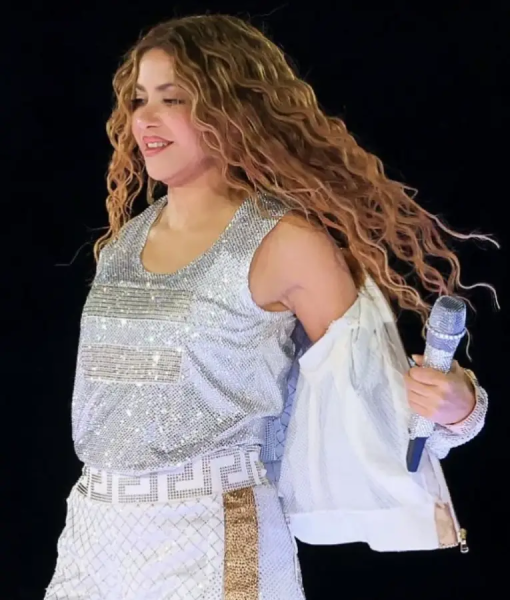 Shakira Las Mujeres Ya No Lloran World Tour Sequin Top