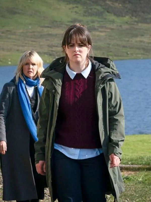 DS Alison McIntosh Shetland S08 Green Jacket