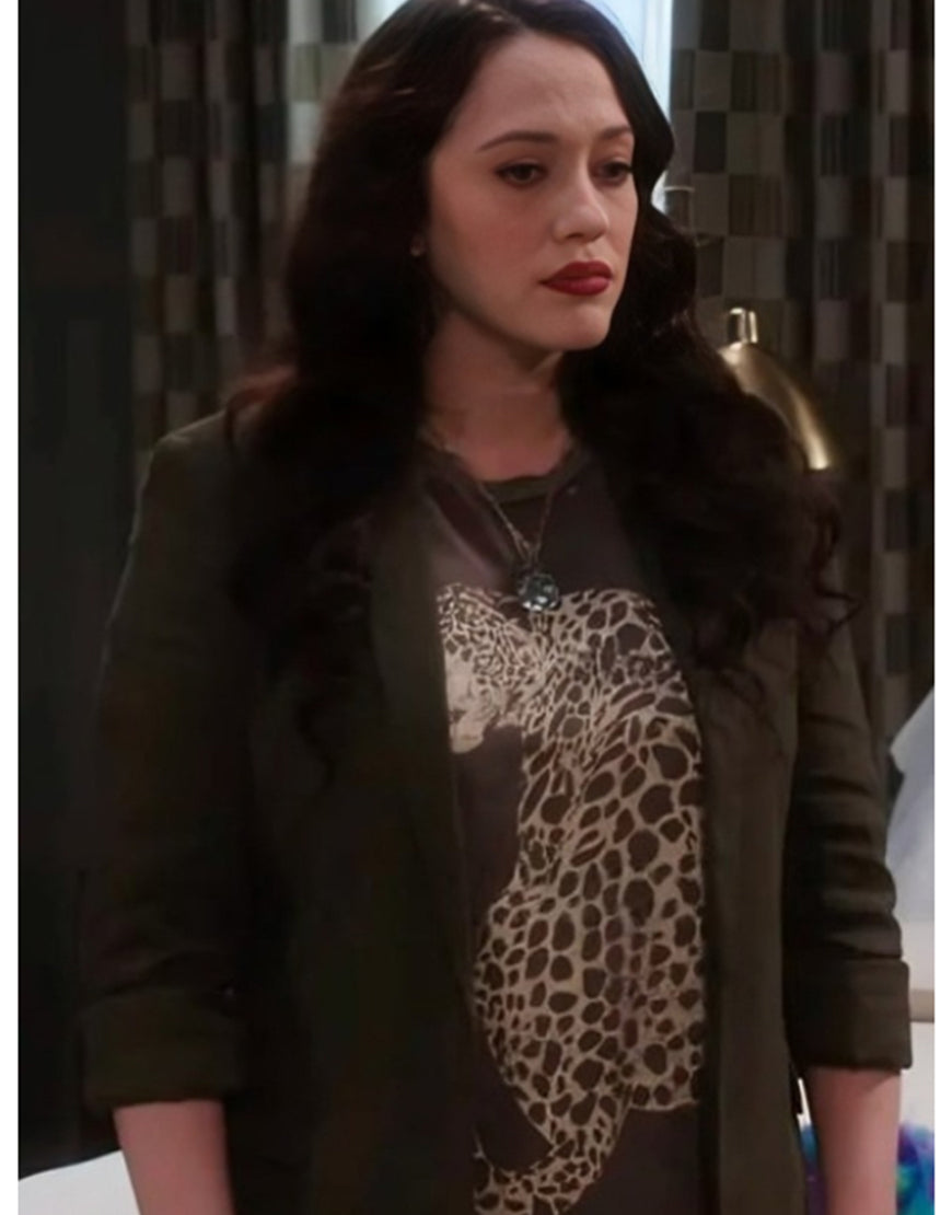 Shifting Gears 2025 Kat Dennings Leopard Graphic T-Shirt