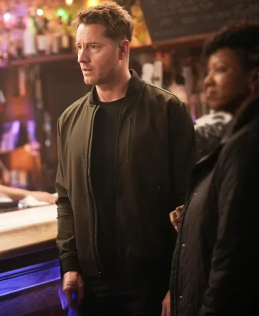 Justin Hartley Tracker S02 Green Jacket